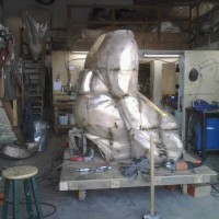 FEMALE KIMONO BRONZE IN PROGRESS